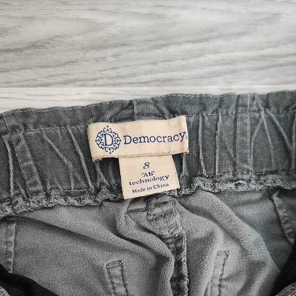 Democracy Women's Army Green Corduroy Pants - Picture 3 of 4